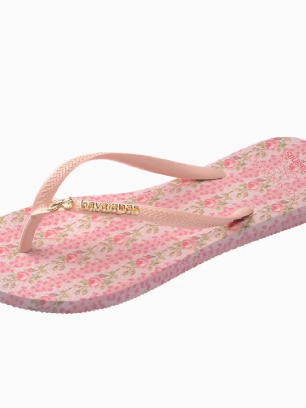 LoveShackFancy x havaianas Girls Strawberry Macaroon Flip Flops sz.2